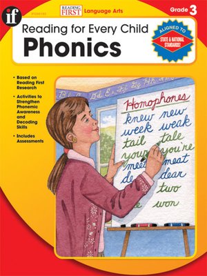 cover image of Phonics, Grade 3
